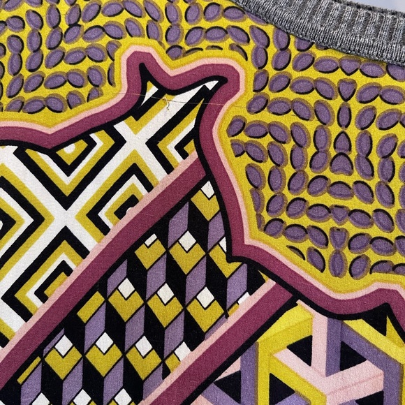 Hale Bob SZ M Silk Geometric Print Sweater! - Picture 8 of 9